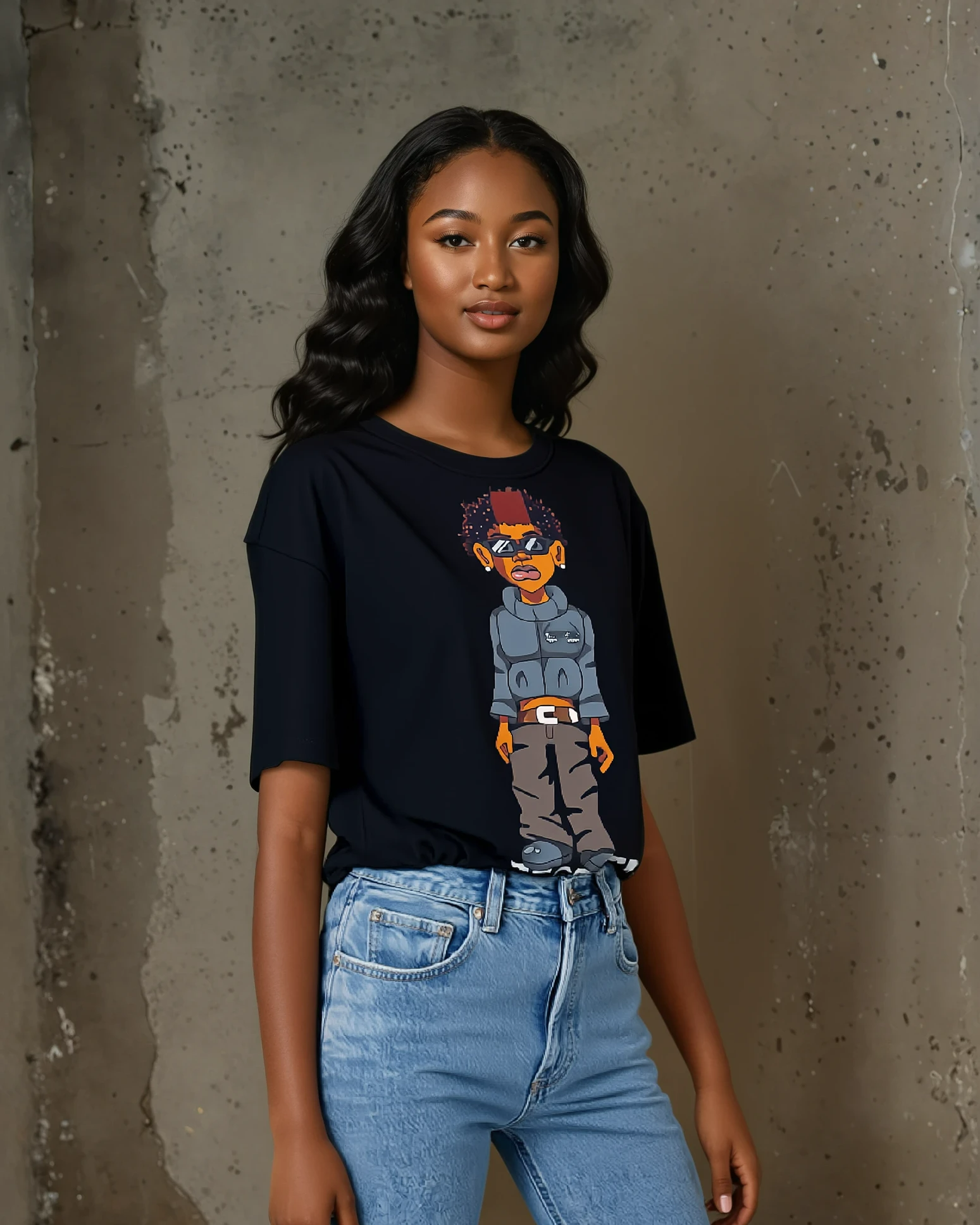 T-shirt Oversize  Unisex Personnalisable  "LAUTRECESTMOI"